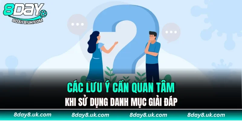 Chú ý quan trọng khi sử dụng danh mục giải đáp Chú ý quan trọng khi sử dụng danh mục giải đáp